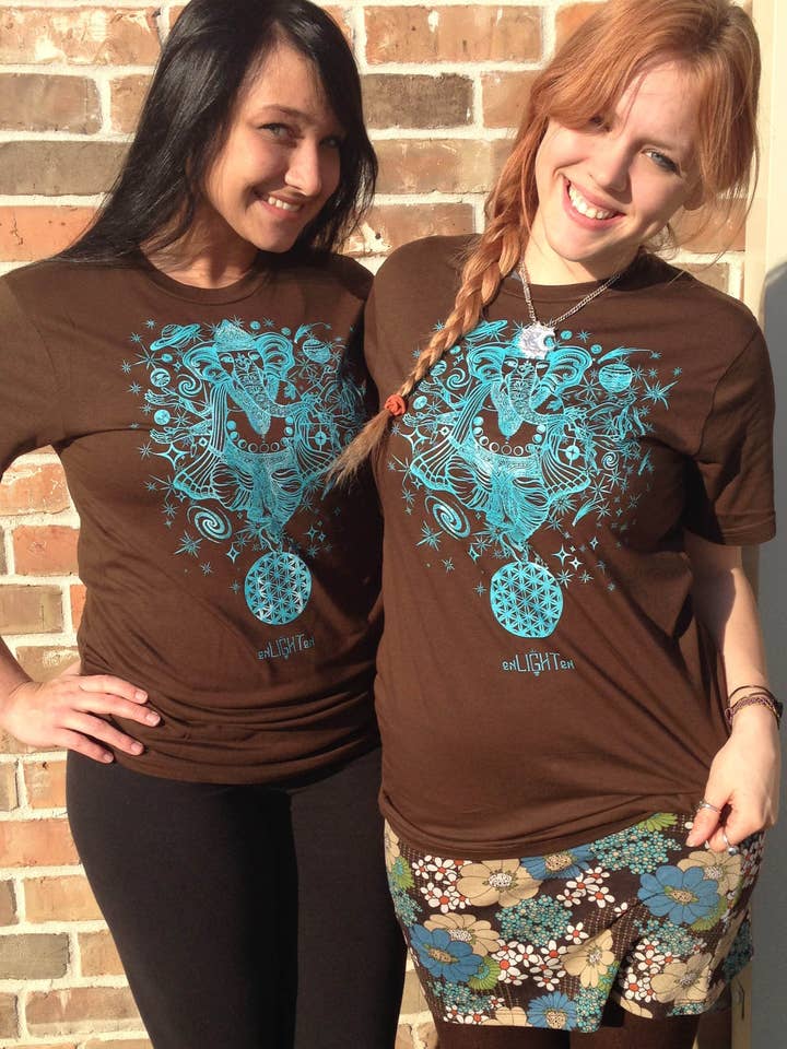 Enlighten - Wholesale Screen Printed T-Shirt - Men's - Ganesha Balance Bamboo Tee2