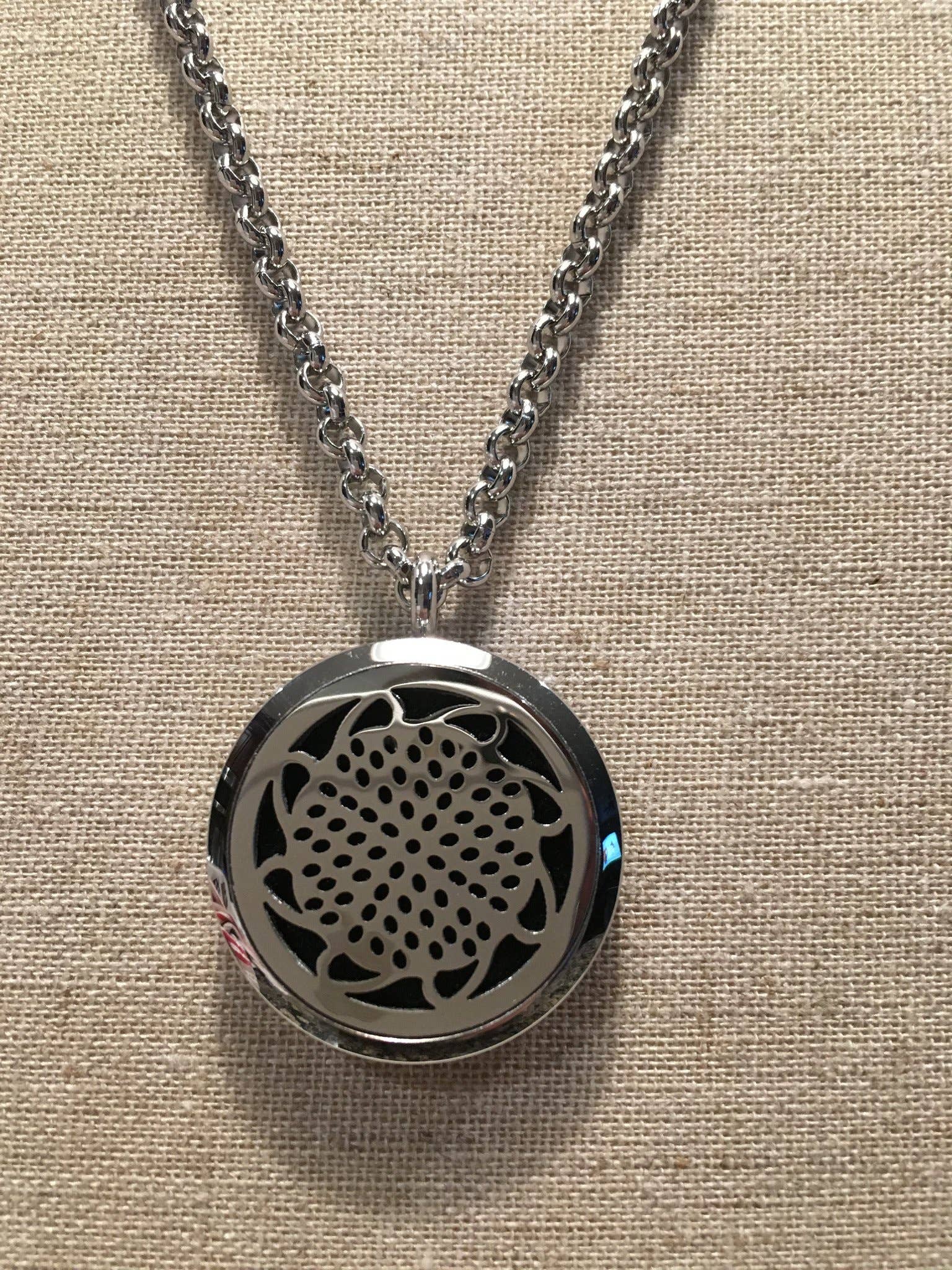 Baltic Essentials - Wholesale Aromatherapy Necklace - Essential Oil Hypo Allergenic Surgical Diffuser Sunflower2