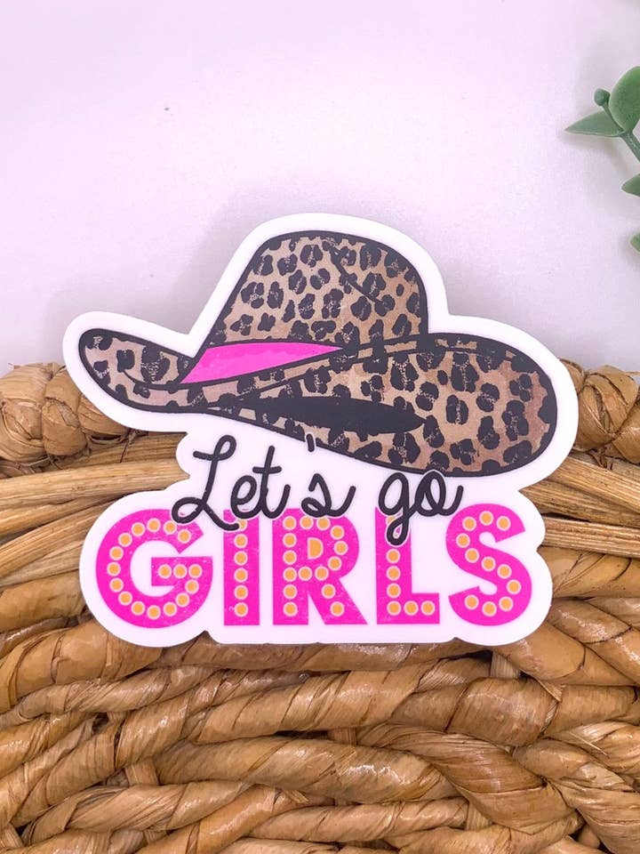 Låt oss gå tjejer klistermärke, Shania Twain klistermärke, västra dekal för wholesale av MarieDesignCo