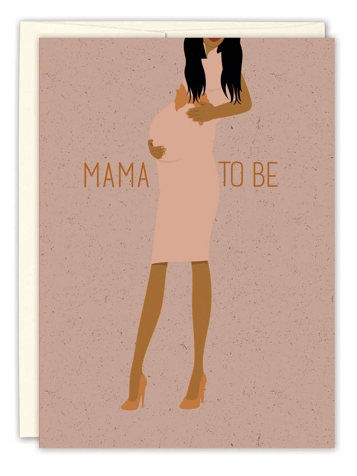 Mama To Be Baby Shower Card voor wholesale door Black Joy Paper