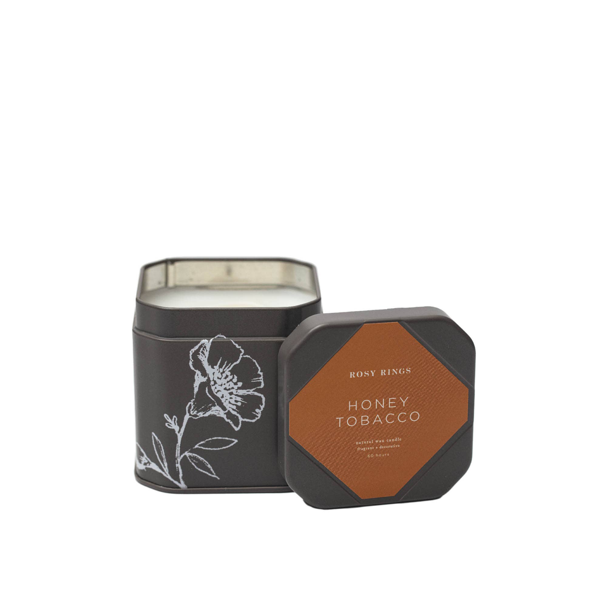 Rosy Rings - Wholesale Travel Candles - Honey Tobacco Signature Tin