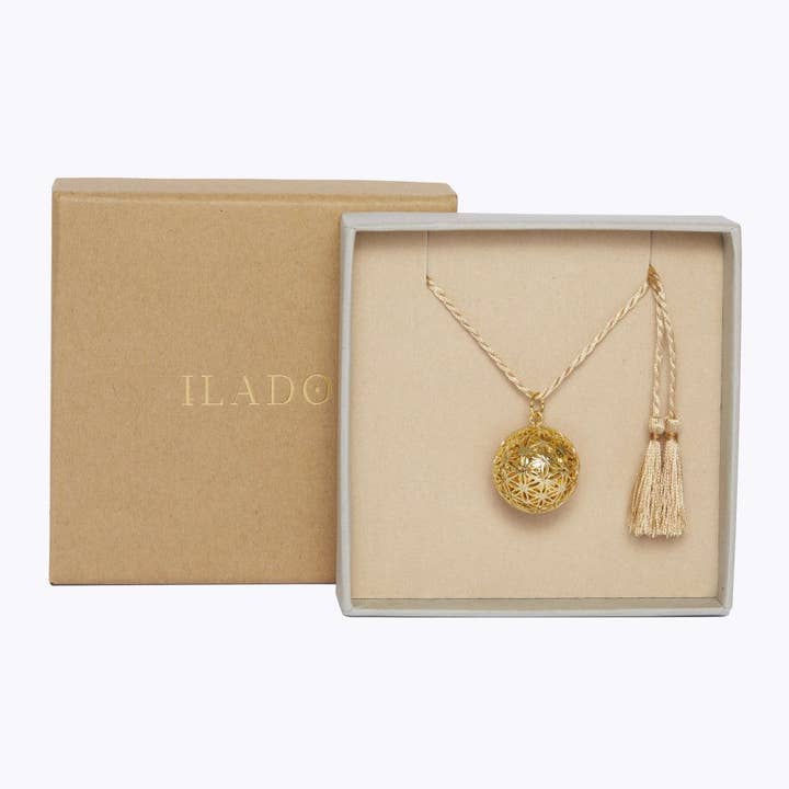 Ilado - Wholesale Jewelry - Maternity - FLOWER OF LIFE pregnancy ball on cord9
