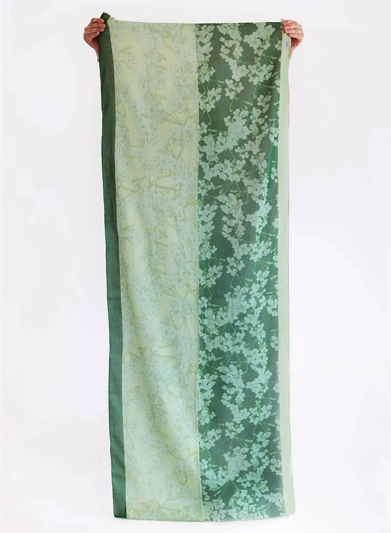 Djian – Großhandel Schal – Damen – Schal 100% Bio-Baumwolle / Ada – grün2