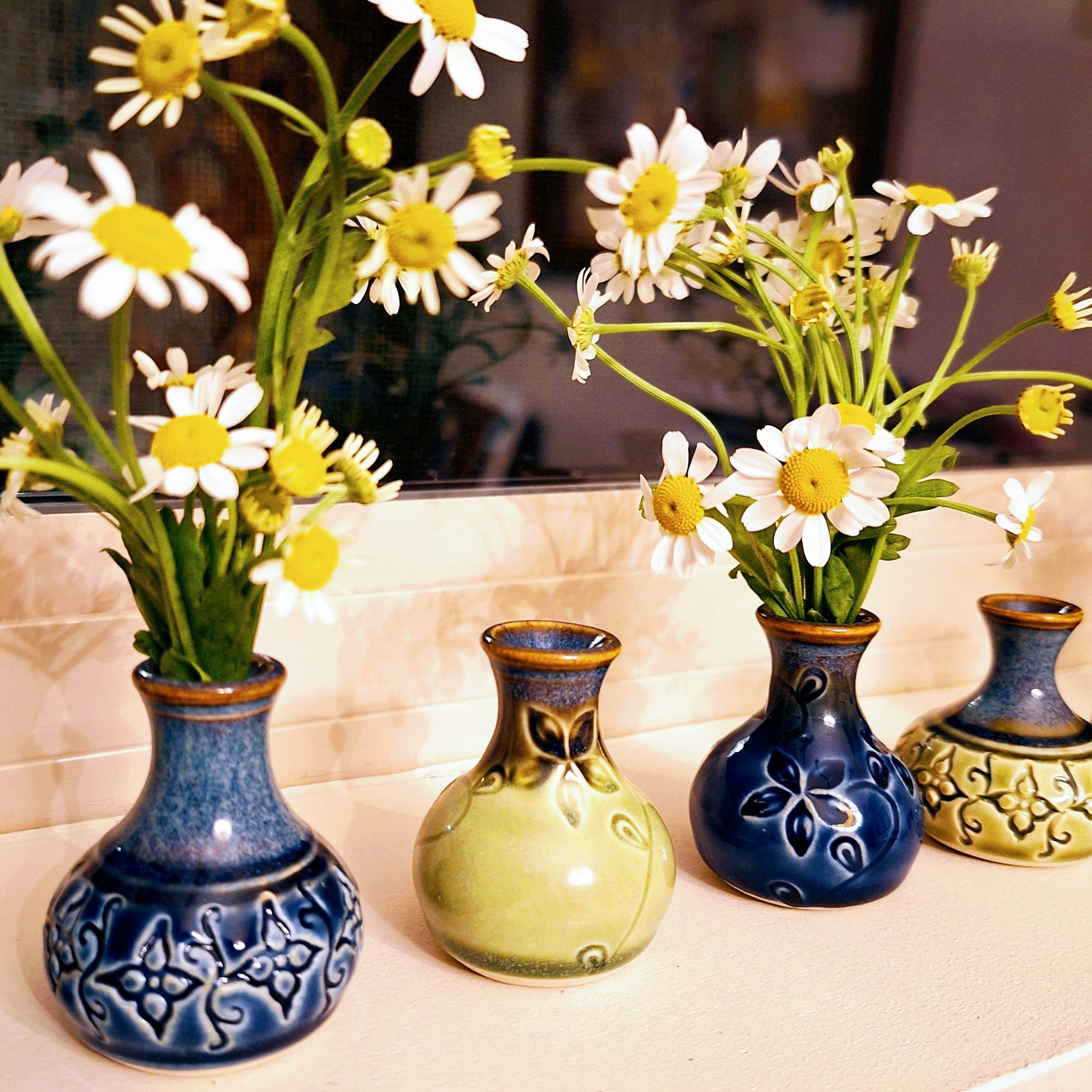 Plays in Mud Pottery - Wholesale Vase - Amphora Bud Vase w/flowers Table Decoration Made to Order7