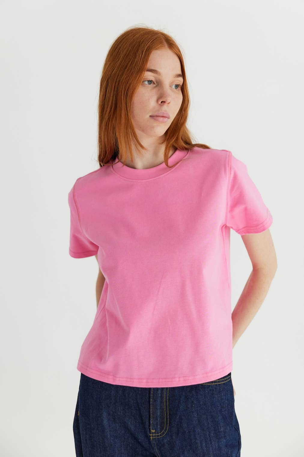 MOD REF - Wholesale T-Shirt - Women's - The Lanie Top | Women's Heavyweight Cotton T-Shirt48