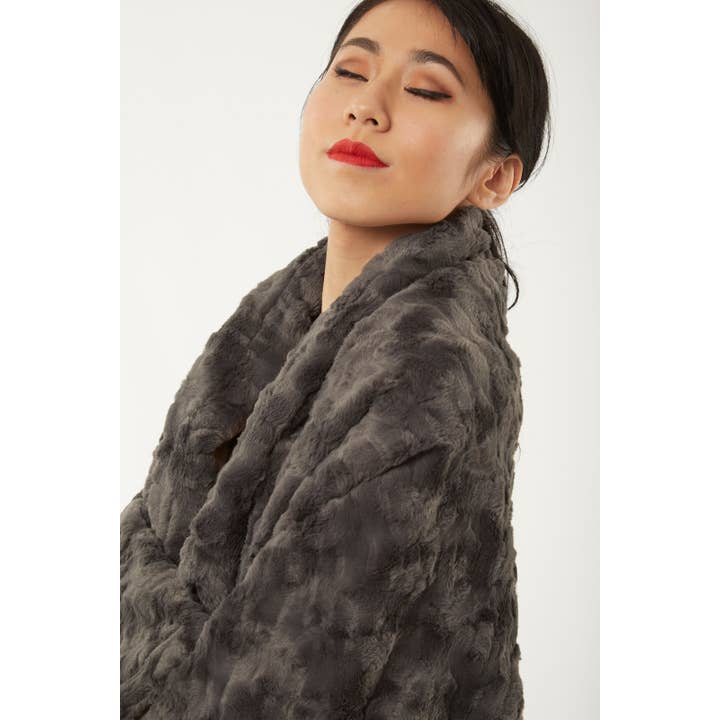 Tourance - Vente Plaids - Jeté - Le Marais - Anthracite4