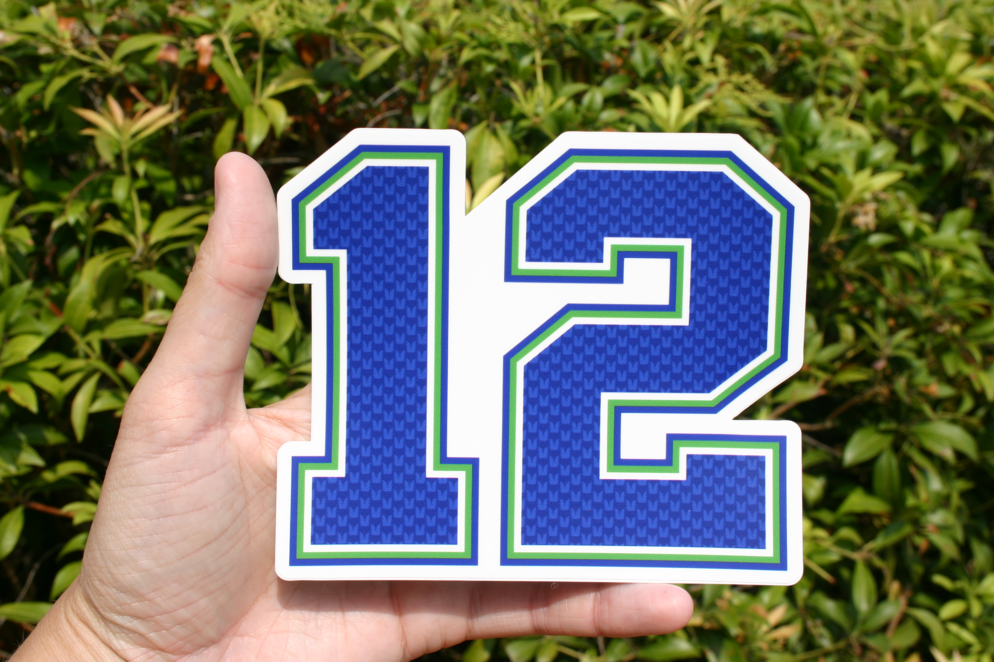 Discovery Stickers - Wholesale Sticker - Seattle Seahawks 12th Man Vinyl Sticker3