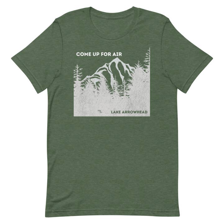 T-shirt Arrowhead d'Air Lake Vert pour la vente par Manzanita Apparel