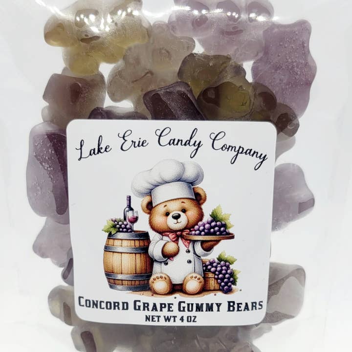 Lake Erie Candy Company - Wholesale Gummy - Concord Grape Gummy Bears
