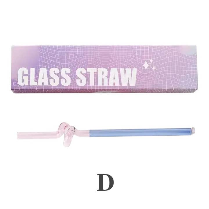 IVORE.GROUP (We cover All Import duty) – wholesale Drinking straw – Artistry Style Glass Straws5