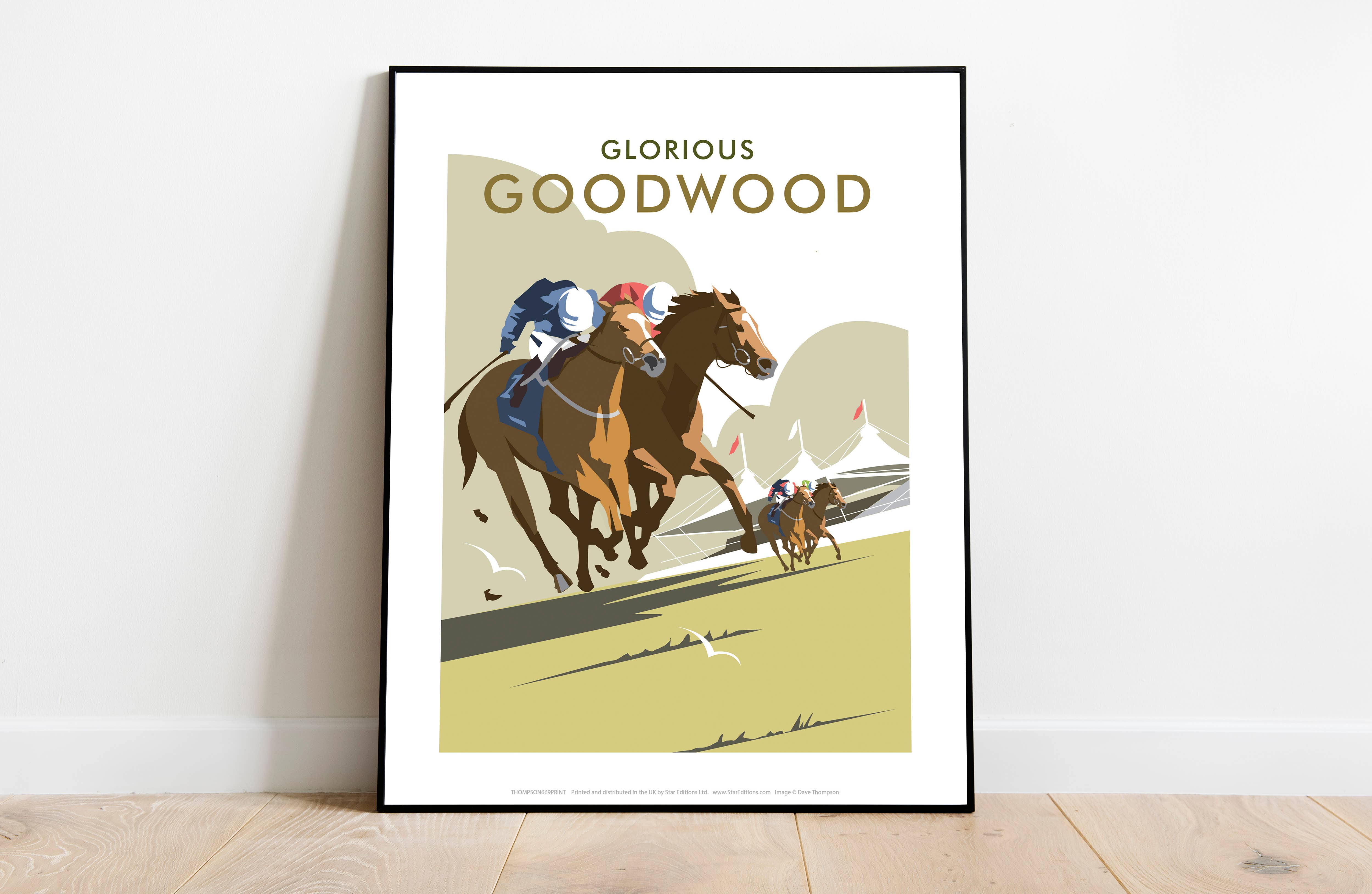 Star Editions – Impressão artística por atacado – Glorious Goodwood do artista Dave Thompson - Impressão artística1