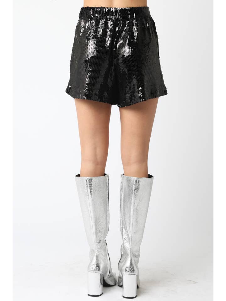 Olivaceous - Wholesale Shorts - Women's - Peggy Sequin Shorts2