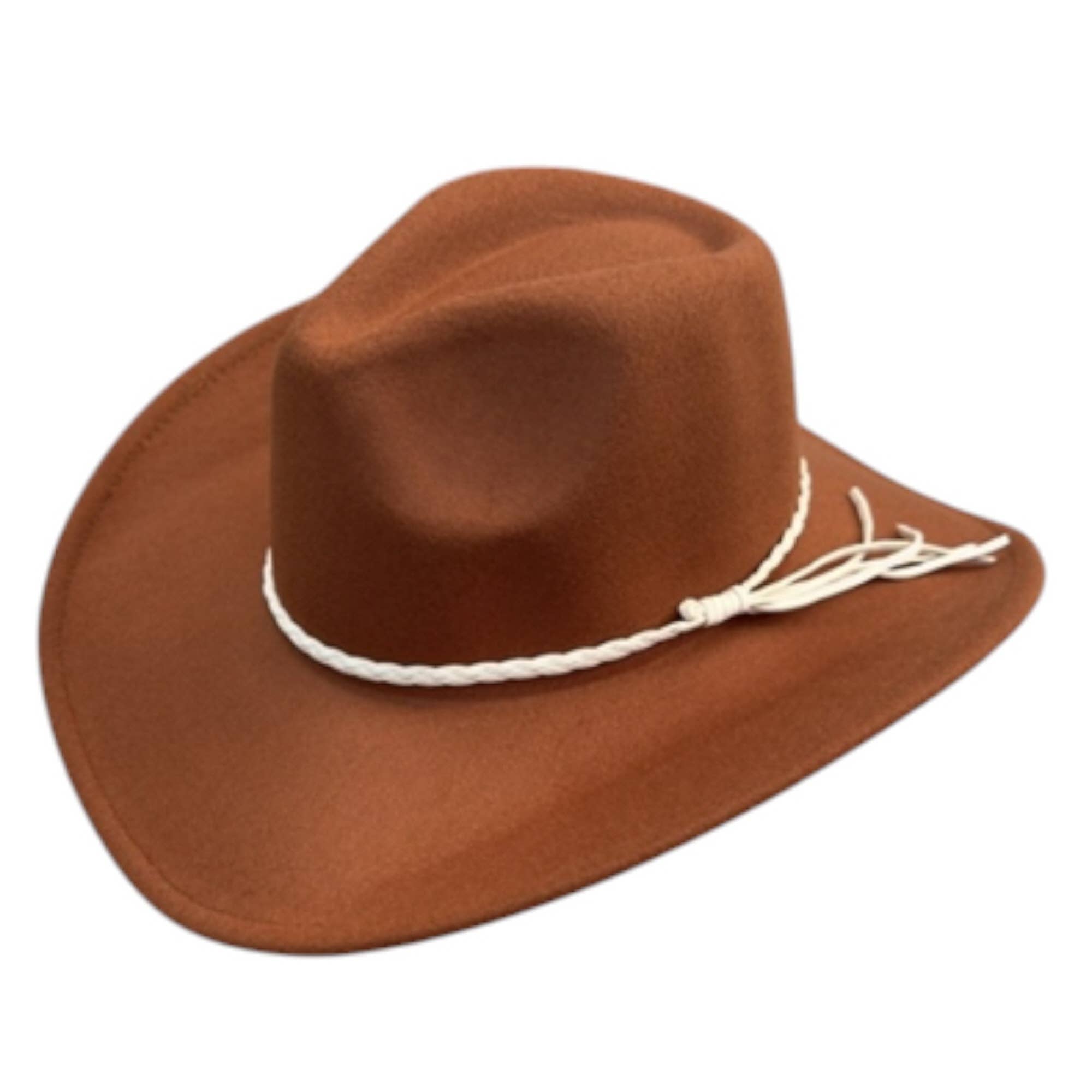 Portia Hat - Wholesale Cowboy Hat - Unisex - Vegan Felt Cowboy Hat – Classic Western Style6
