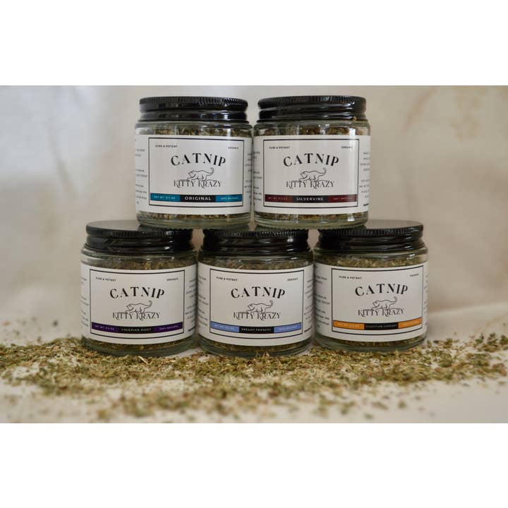Kitty Krazy - Wholesale Pet Supplement - Cat/Dog - Kitty Krazy Dreamy Trifecta Top-Shelf Catnip Blend 0.5 OZ1