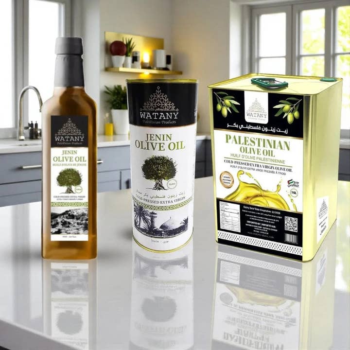 Jenin Palestinian Olive Oil for wholesale by Watany palestinian products