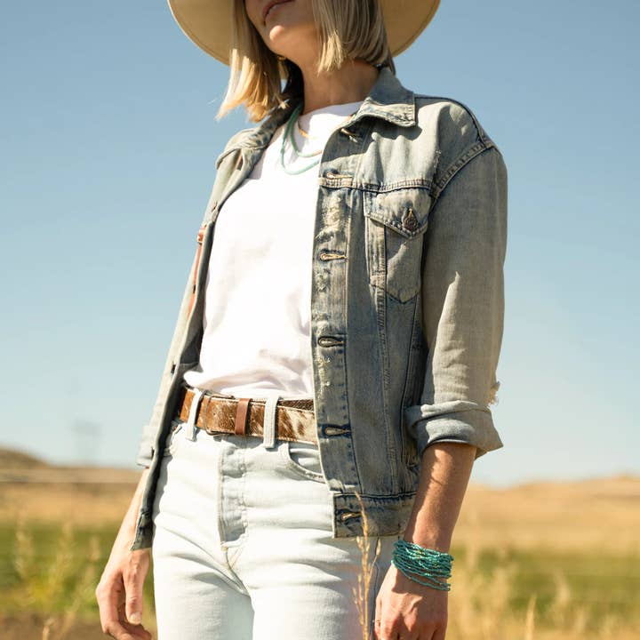 Bought Beautifully - Wholesale Belt - Women's - Cowhide Belt6