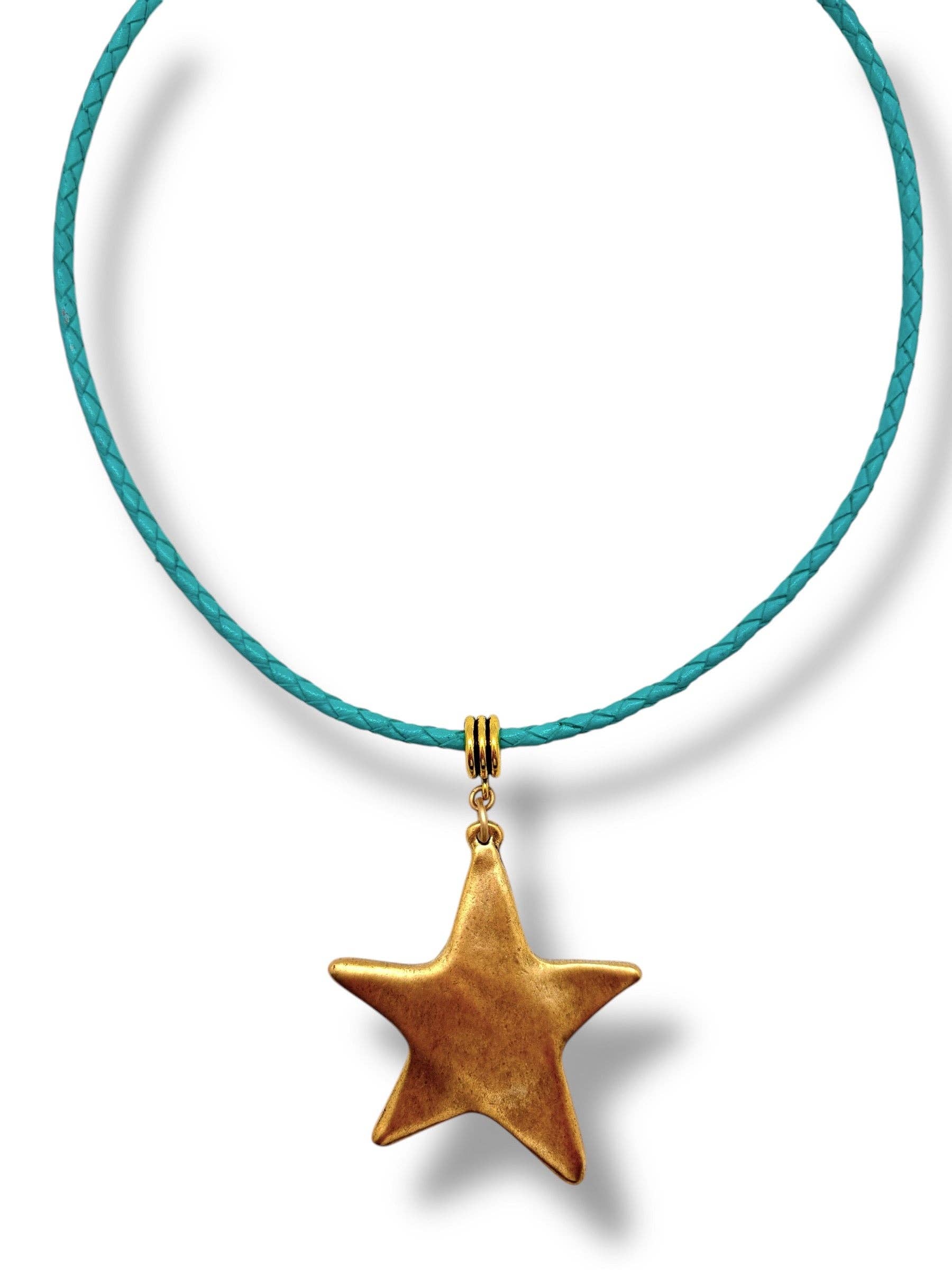 Shiver + Duke - Wholesale Pendant/Charm Necklace - Nova Leather Necklace2