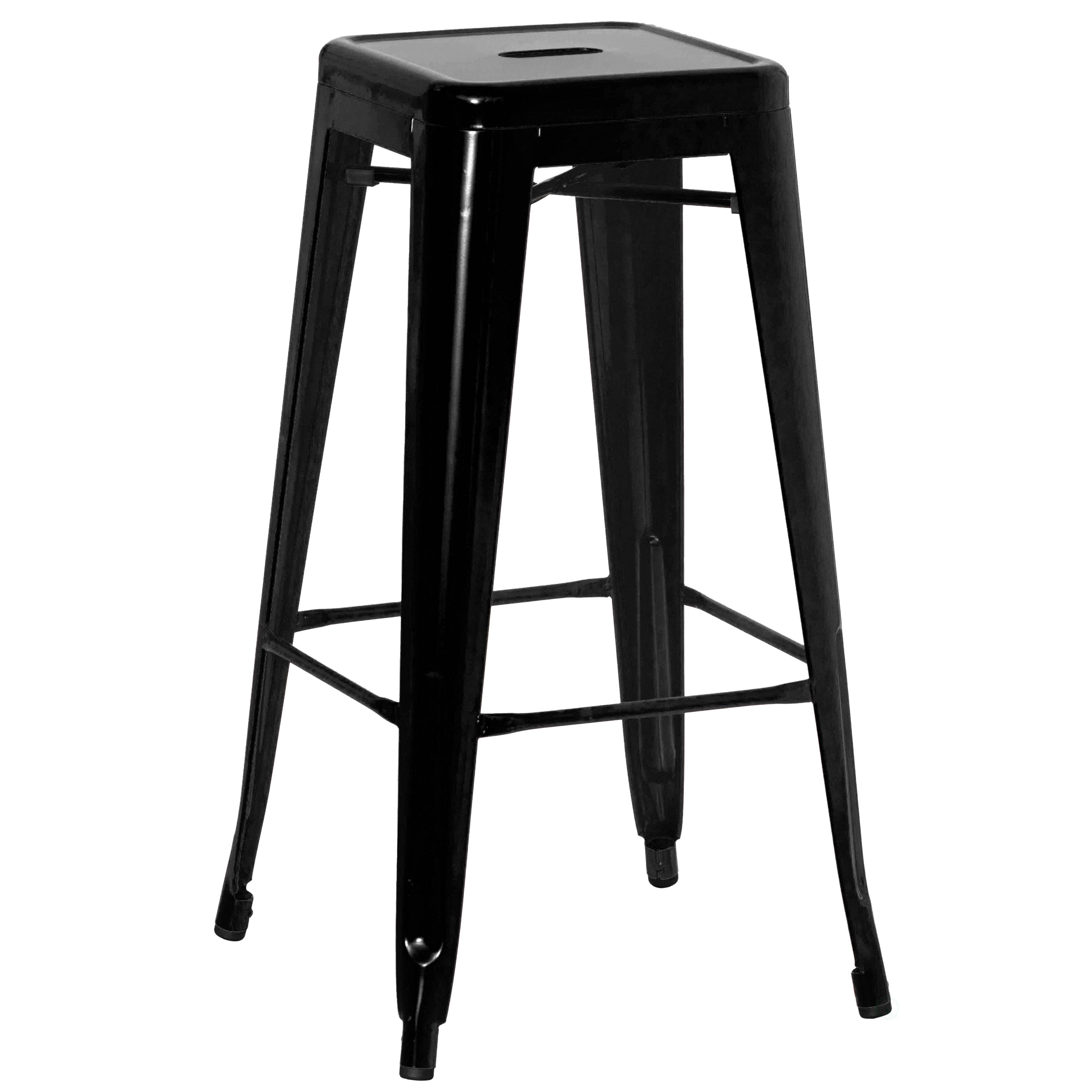 Quickway Imports - Wholesale Stool - 30" Backless Metal Bar Stool, Stackable, Heavy-Duty0