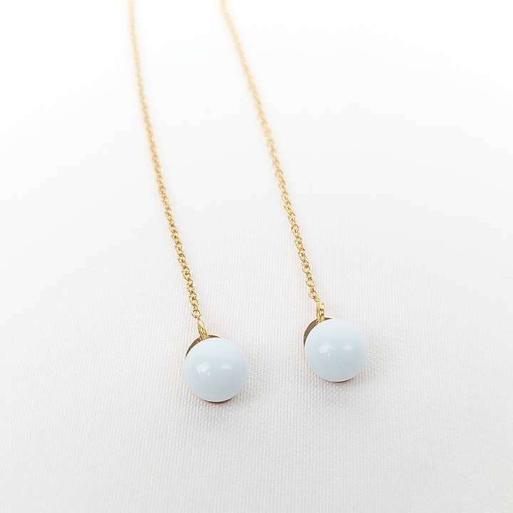 ”molnblå” hängande örhängen för wholesale av Sélestine