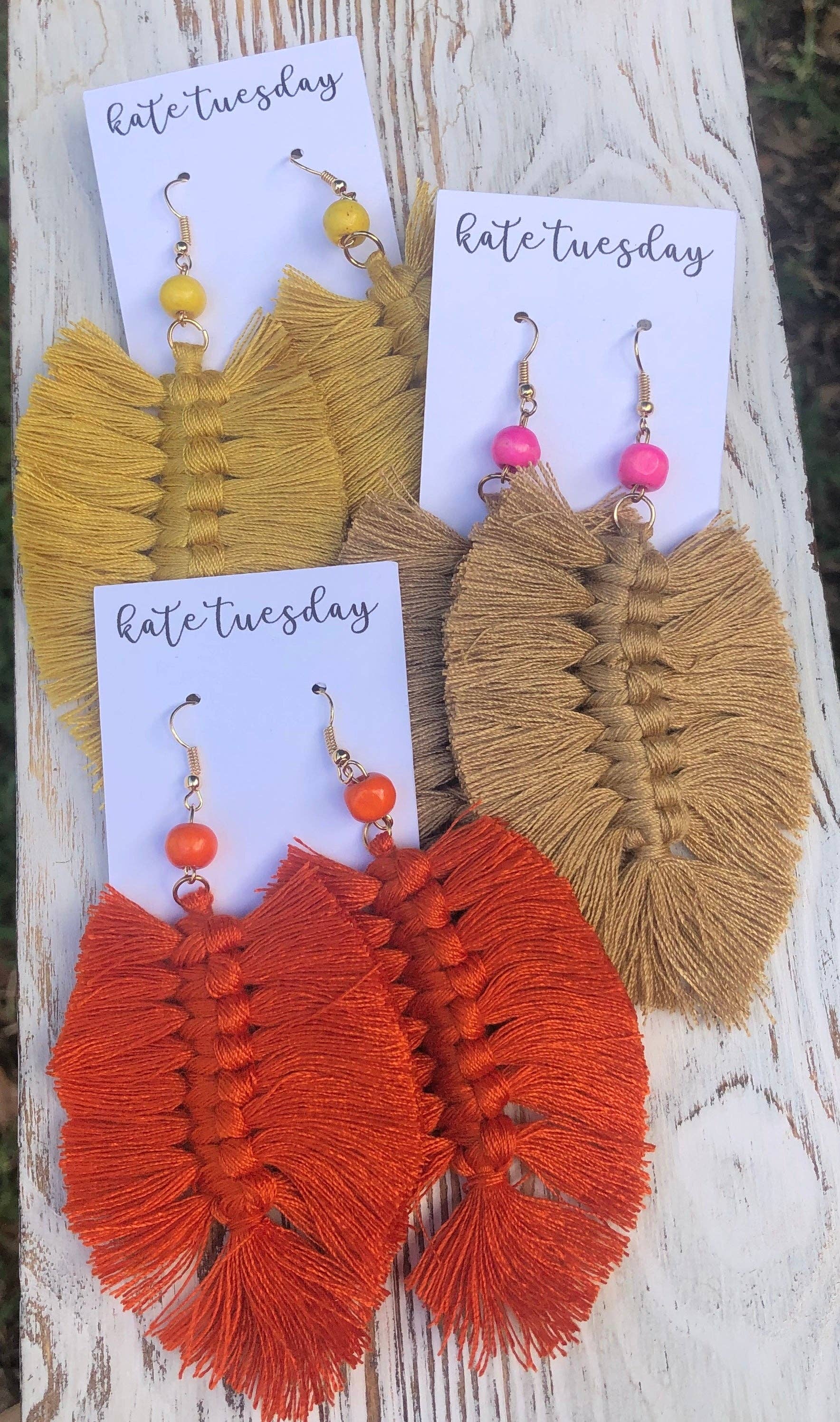 Kate Tuesday Jewelry - Wholesale Tassel Earrings - Fall Fringe Hang Earrings1
