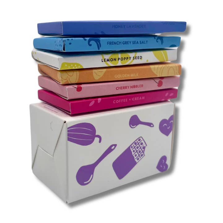 Sted Foods - Wholesale Chocolate Bar - Bestselling 6 Mini Bars Gift Pack - Spring Seasonal1