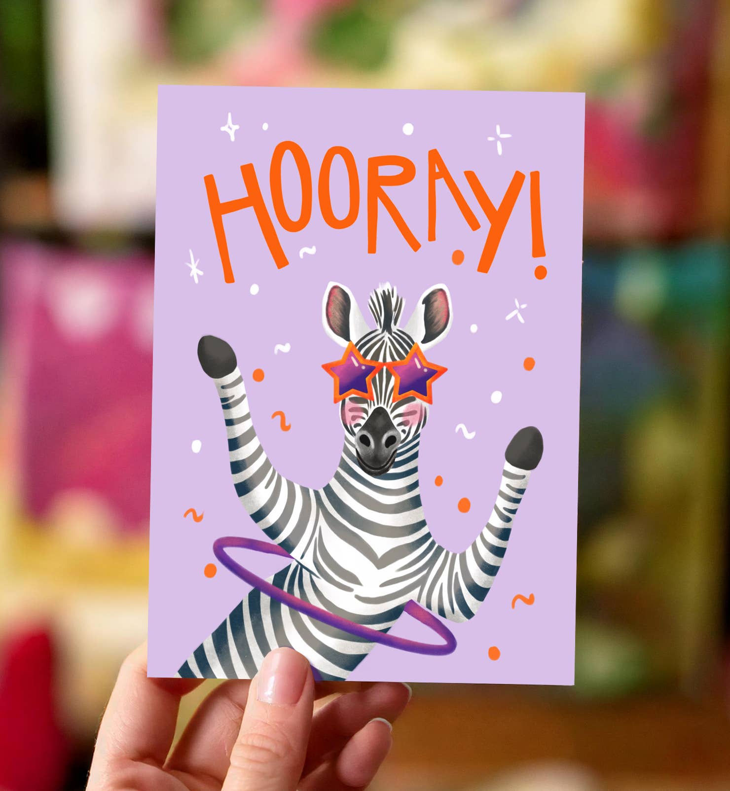 Aniet Illustration - Wholesale Birthday Card - Birthday card, congratulations, happy dancing zebra1