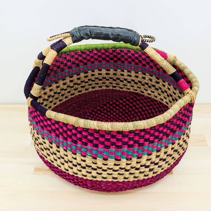 Gitzell FairTrade - Wholesale Basket - Market Basket Bolga Basket/, vegan