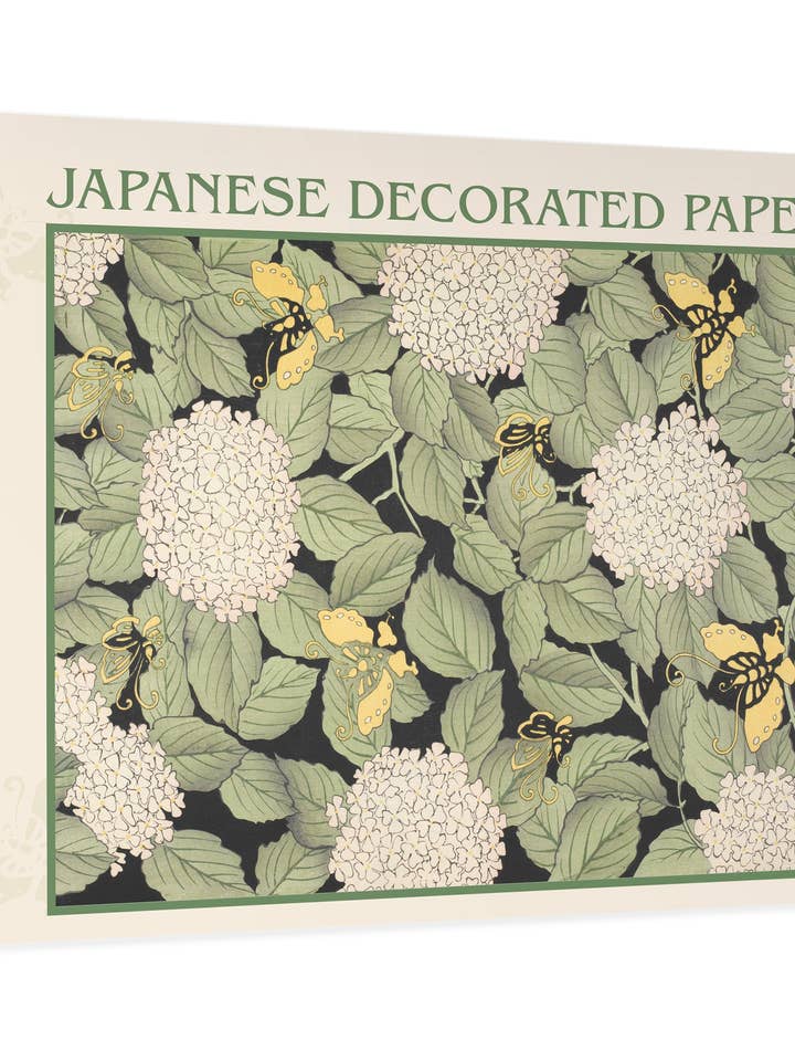 Japanese Decorated Papers Boxed Notecard Assortment for wholesale by Pomegranate