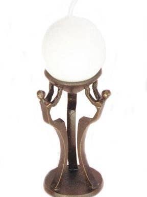 Juntos no suporte de vela superior por atacado de Martinique-sculpturen