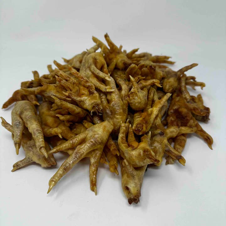 Bare Bites - Wholesale Pet Treats - Dog - Bulk (50) Bare Feet Chicken Feet case of 4- Item# 280191