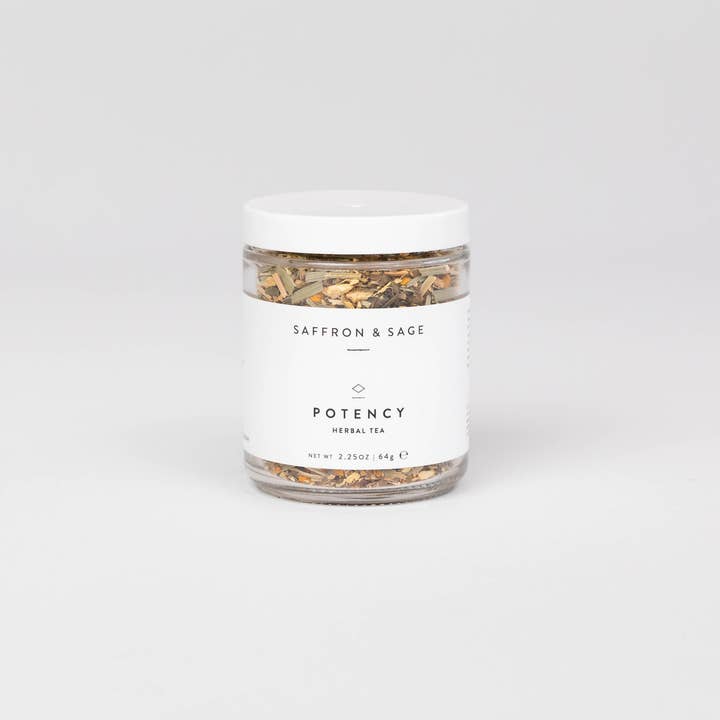 Saffron & Sage Potency Tea for wholesale by Saffron & Sage