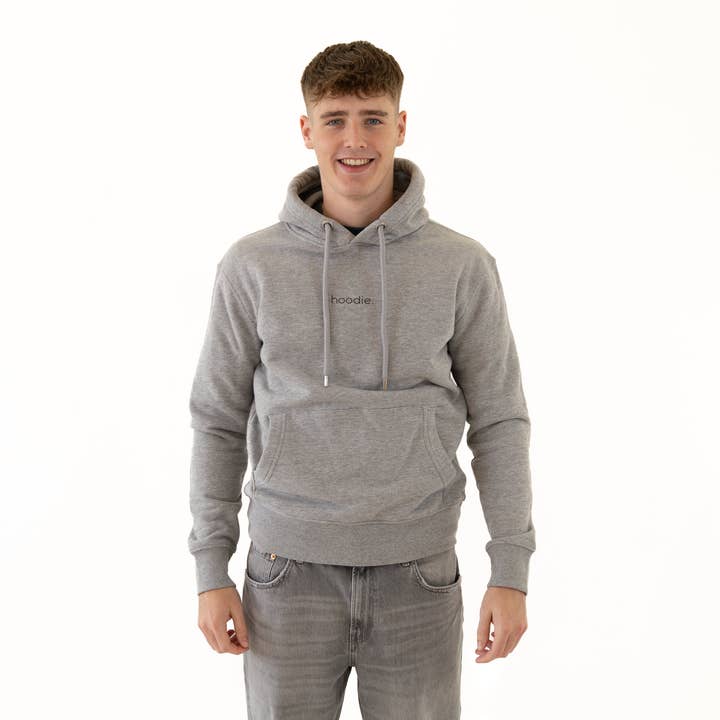 simple. panda - Wholesale Hoodie - Unisex - simple. hoodie. grey-marl.0