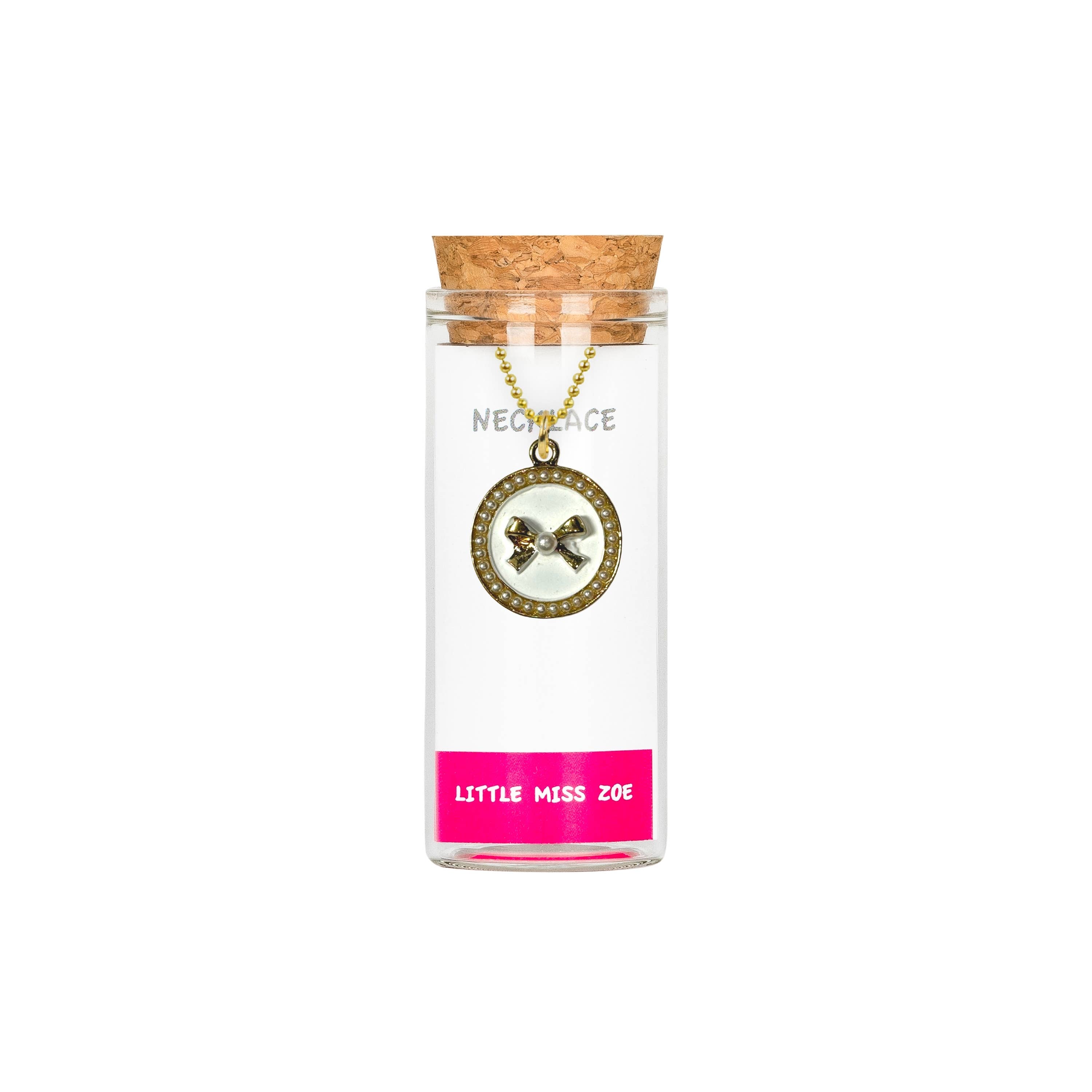 Little Miss Zoe - Wholesale Kids Necklace - Kids - Kids Charm Necklace in a glass bottle53
