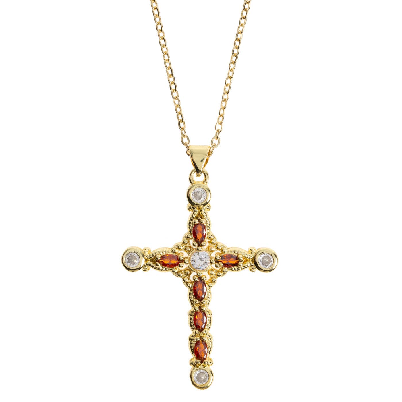 Timi of Sweden - Wholesale Pendant/Charm Necklace - Azura - Crystal Cross Necklace0
