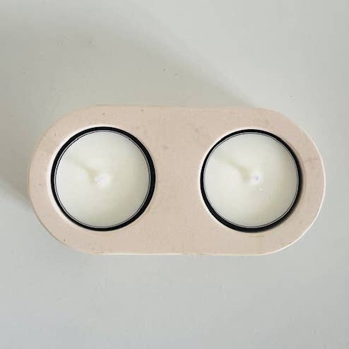 Sweet-Deco Creative - Wholesale Candle Holder - Hand molded tea light holder - jesmonite1