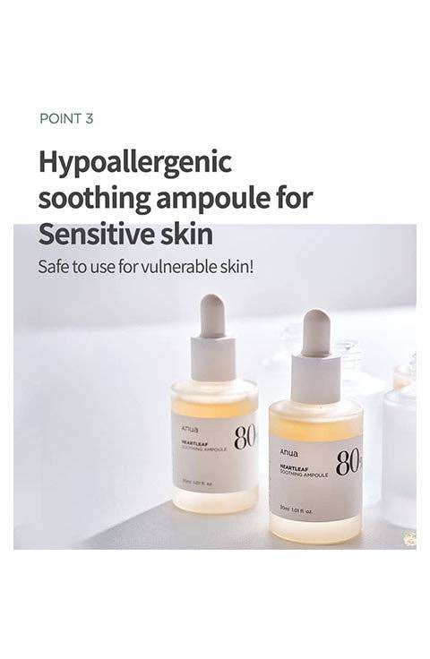 Palace Beauty Galleria - Wholesale Facial Serum/Concentrate - Anua Heartleaf 80% Soothing Ampoule 30ml / 1.01 fl.oz.7