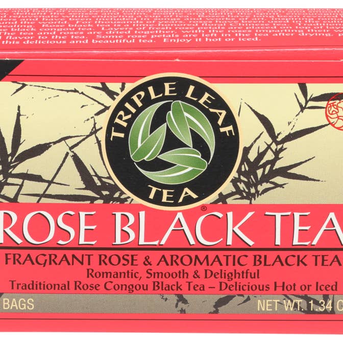 Triple Leaf Tea - Wholesale Tea Bags - Rose Black Tea