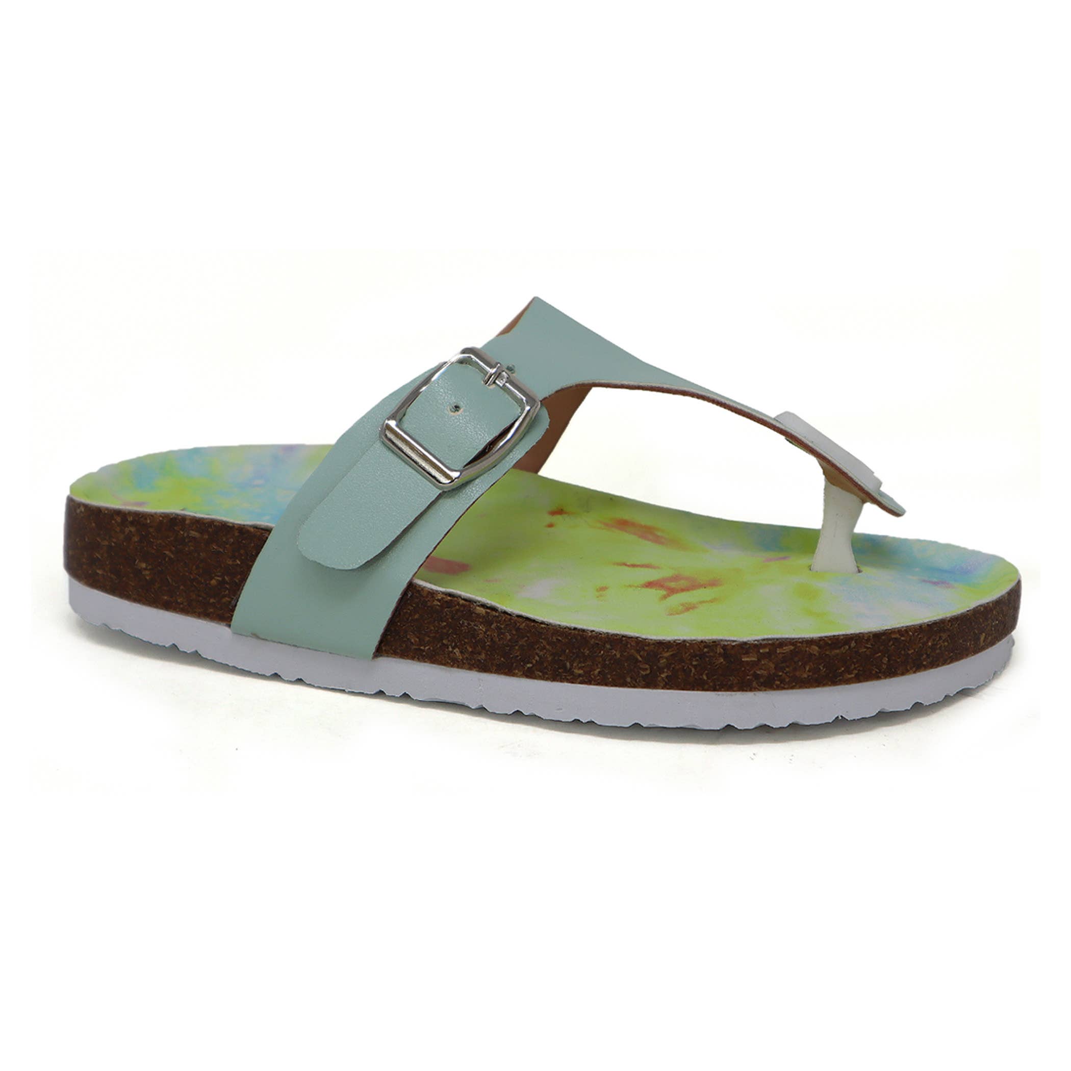 Yoki Girls - Wholesale Sandals - Kids - YOKI Girls Print Thong Sandals With Buckle Slip On Flip Flop0