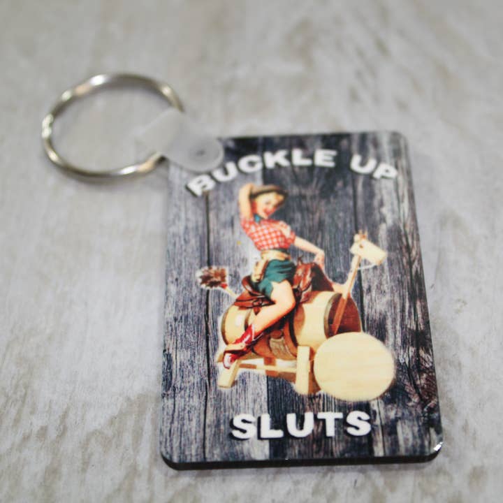 Buckle Up // Keychain for wholesale by Raven Design