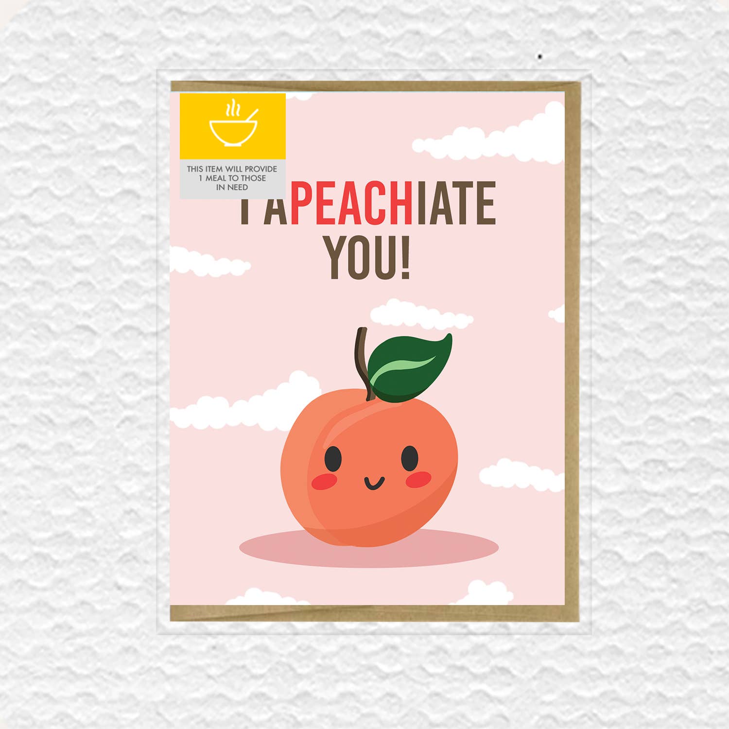 IMPAPER - Wholesale Love Card - I Apeachiate You! Card1
