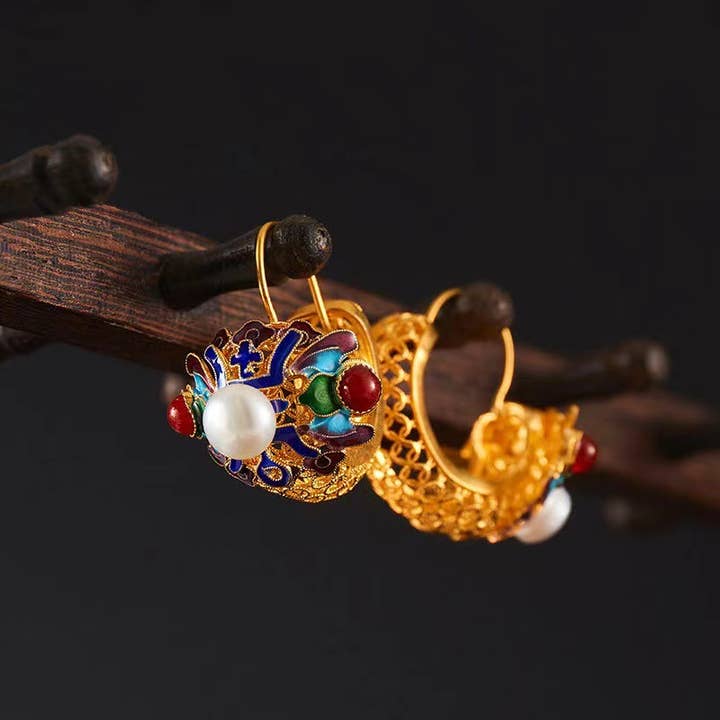 Bright MacMing - Wholesale Hoop Earrings - The Palace Story Earrings