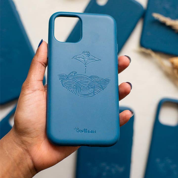 Redhan - Wholesale Phone Case - Unisex - Biodegradable and Eco-friendly Phone Case in Navy Blue2