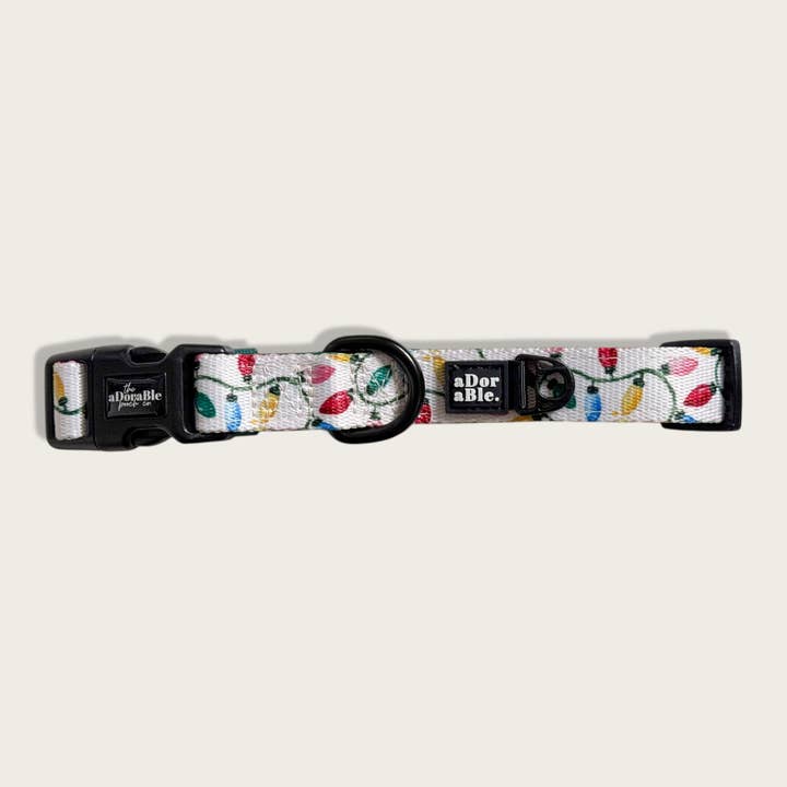 Dog Collar - Festive Lights for wholesale by The aDoraBle Pooch Company