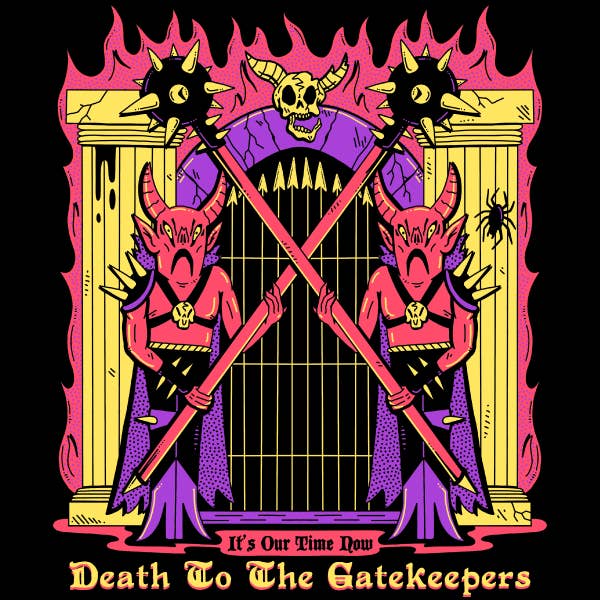 Wicked Clothes - Wholesale Graphic Sweatshirt - Unisex - 'Death to the Gatekeepers' Sweatshirt