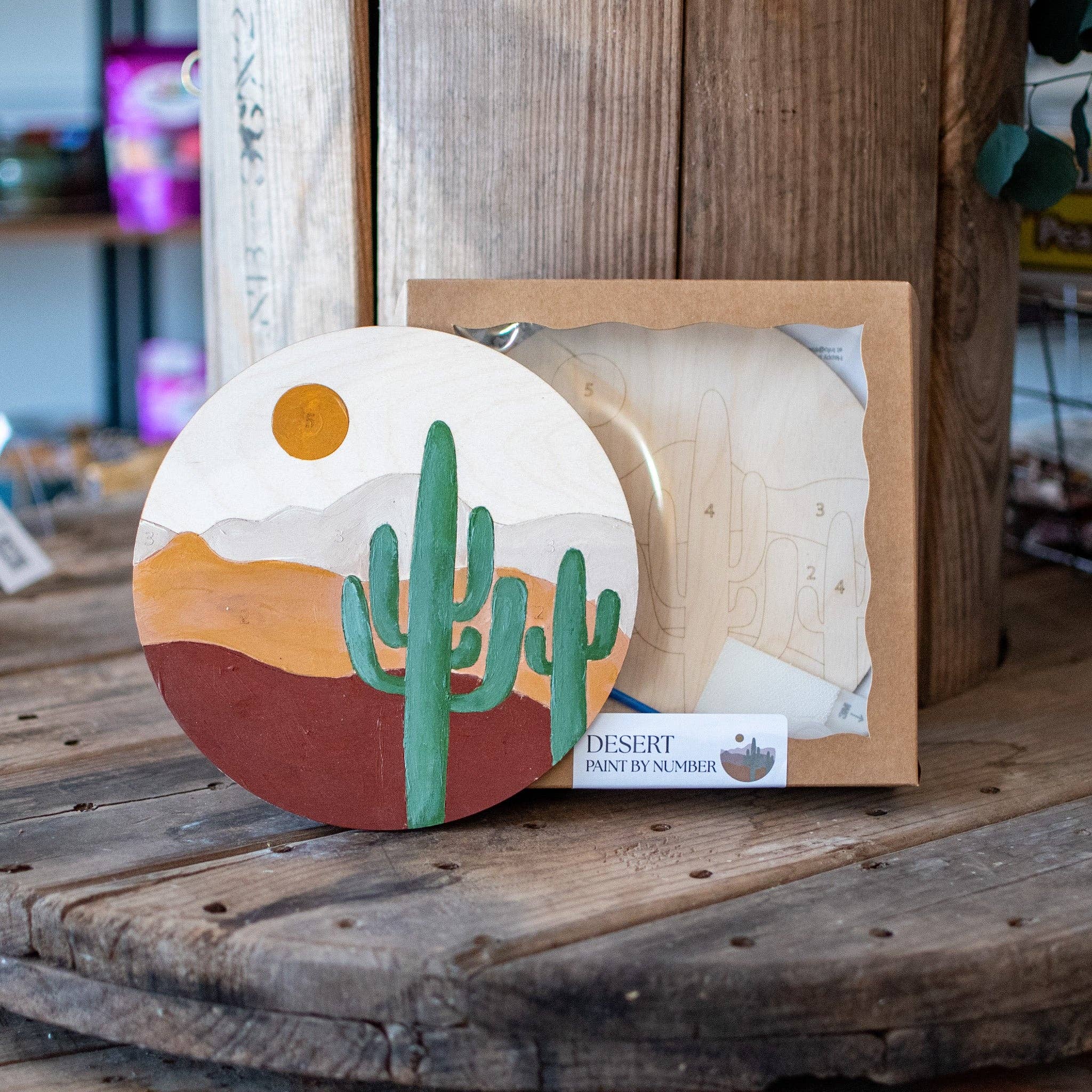 Still Magnolia - Wholesale DIY craft kit - Desert - Paint By Number4