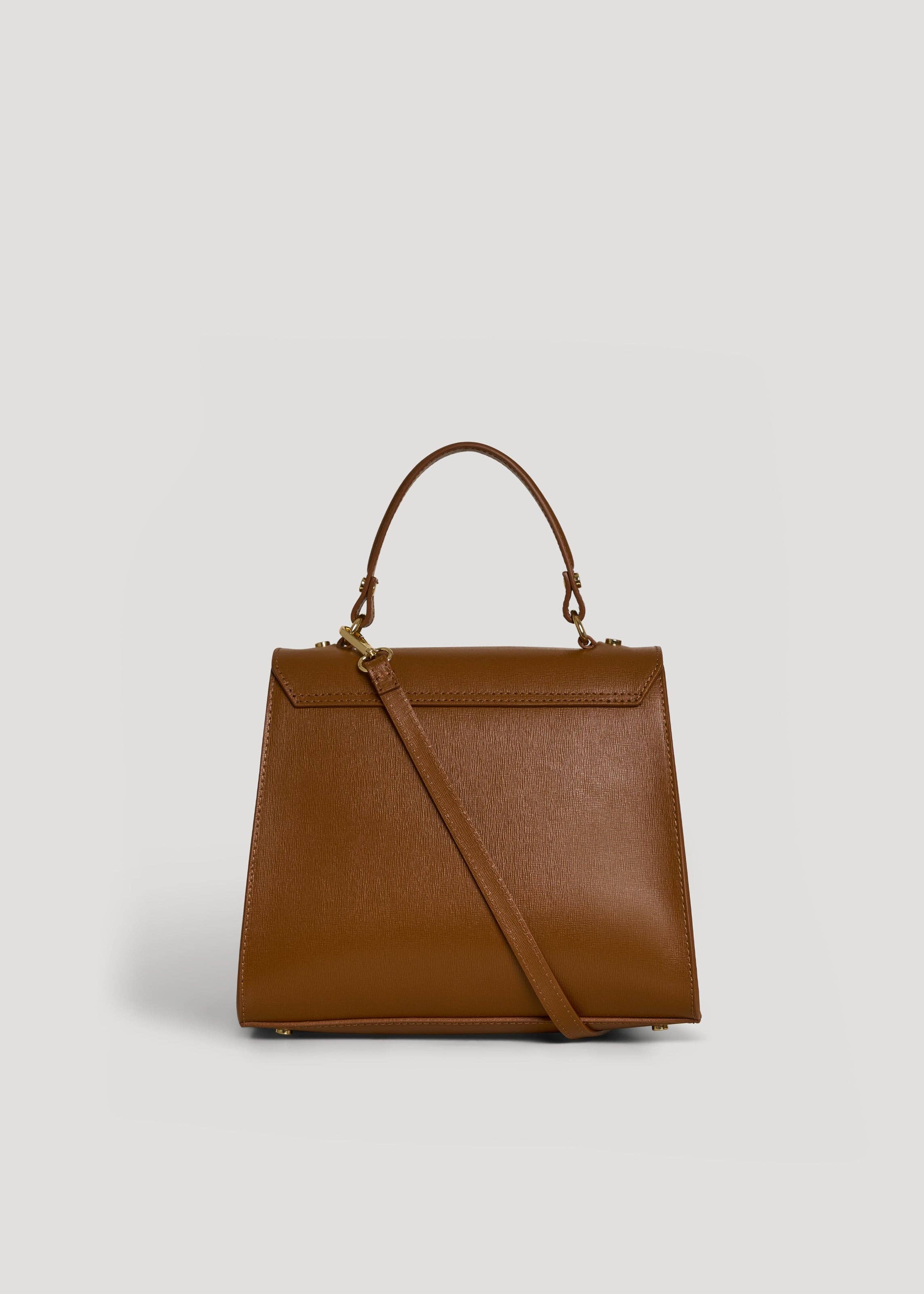 Prestige Milano - Wholesale Tote Bag - Women's - Zaira Bag in Tan Saffiano Leather3