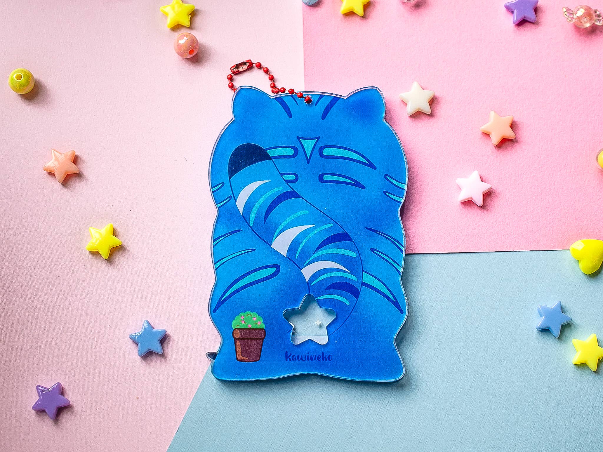 Kawineko - Wholesale Keychain - Women's - Kpop demon hunters derpy tiger pc holder photocard keychain2