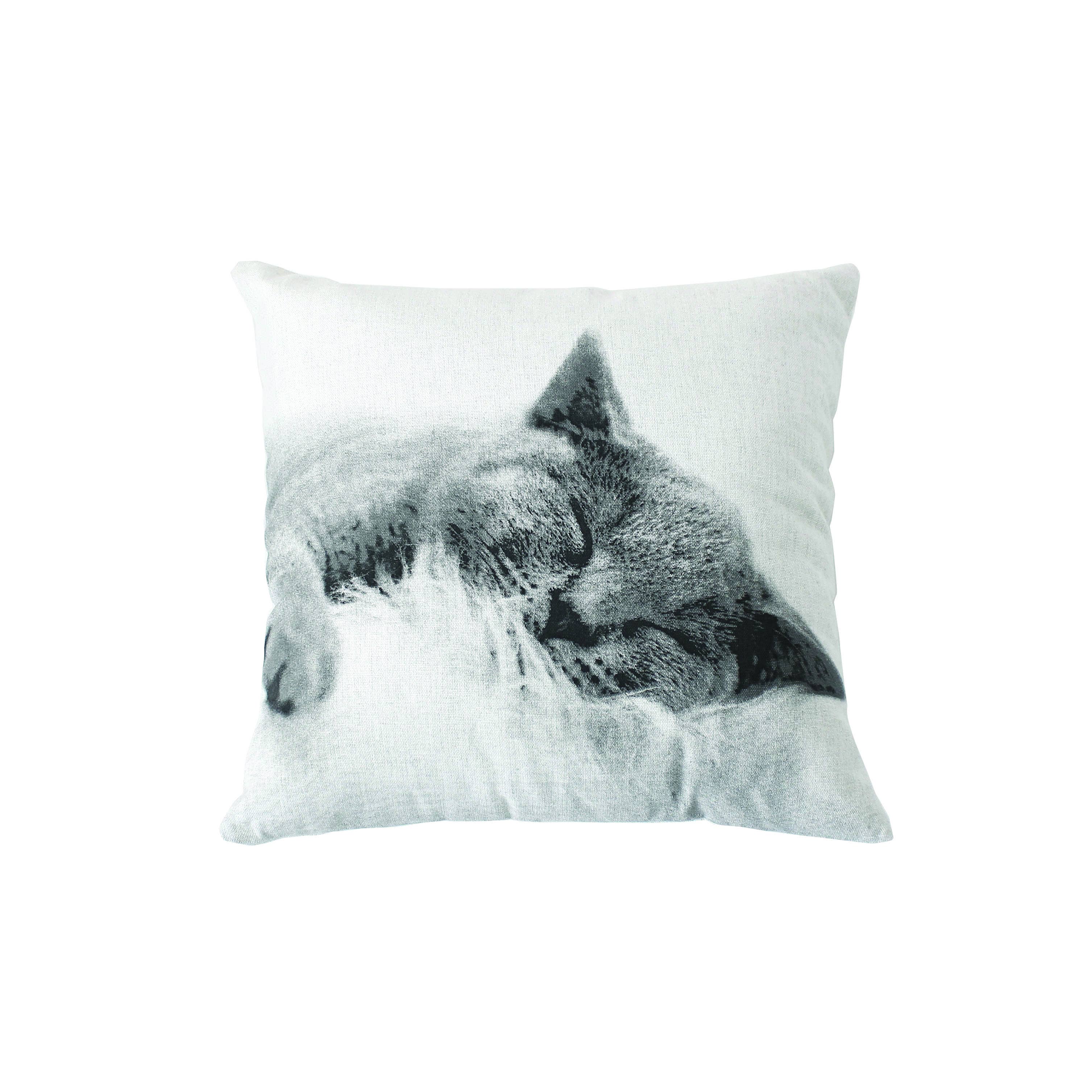DECOSTARS - CmaDECO - Wholesale Throw/Decorative Pillow - Removable Cat Cushion, 40x40cm, Vickie Collection1