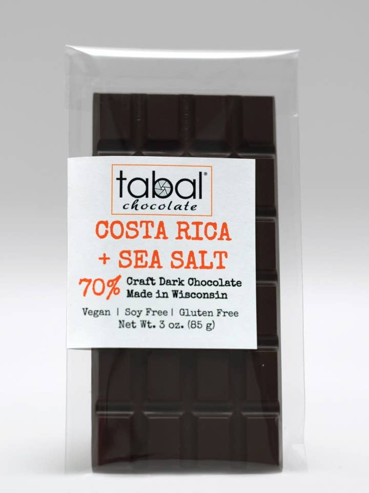 COSTA RICA SEA SALT 70% for wholesale by Tabal Chocolate
