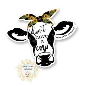 Dairy Cows Sticker Sheet – STICKII